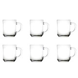 Flora Big Glass Cup 6 pcs Set 11668