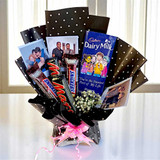 Chocolates & Personalized Photo Friendship Day Bouquet JNK-4276