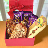 Rakhi, Dry Nuts, & Chocolates Gift Box JNK-4292