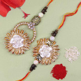 Raksha Bandhan Gift Combo with Plaque Board & Treats for Brother & Sister JNK-4298