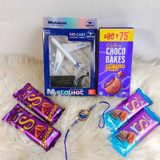 Chocolates, Rakhi, & Plane Gift for Kids JNK-4307