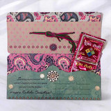 Elegant Rakhi Gift Set with Chocolates, Sweets, Perfume & Personalized Wallet NKS-1200