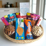 Father's Day Gift: Nutritious Snacks & Horlicks in a Basket JNK-4326