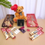 Teddy with Chocolates & Accessories Gift for Her JNK-4335