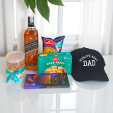 Black Label 750ml, Snacks, & Cap Gift Combo for Dad JNK-4342