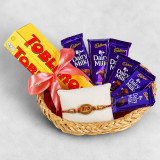 Rakhi & Chocolates Gift Basket
