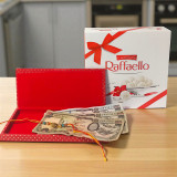 Rakhi Return Gift for Sister: Cash Sagun & Raffaello Chocolate Box