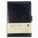 Black Notebook with Happy Father's Day Paper Band Diary-7