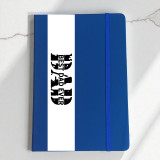 Blue Notebook With Best Dad Ever Printed Paper Band
