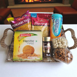 Coffee, Nuts & Savory Treats Basket Coffee, Nuts & Savory Treats Basket