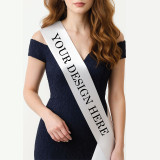 Personalize Silky & shiny ribbon material Sash