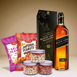 Luxury Dry Nuts & Whisky Gift Hamper for Dad SK-710