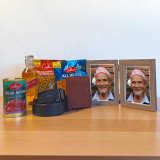 Personalize Double Sided Frame & Gift Combo for Dad JSR-488