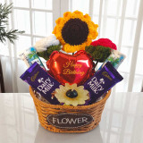Sweet Birthday Surprise Hamper With Crochet Flower SK-788