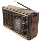 Golon 8 Bands (FM, AM, SW) Radio With USB, SD Music Player (Rechargeable)