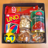 Mini Statue, UNO cards , SqueezBall and Sweets Combo Box BPL-176