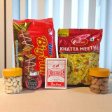 Red Scented Candle, Playcards and snacks Combo Package BPL-193 Red Scented Candle, Playcards and snacks Combo Package BPL-193