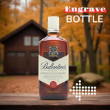 Engraved Ballantine’s Finest Scotch 1L Engraved Ballantine’s Finest Scotch 1L