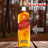 Engraved Text On Johnnie Walker Red Label 1000ml Engraved Text On Johnnie Walker Red Label 1000ml