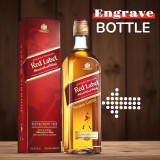 Engraved Text On Johnnie Walker Red Label 1000ml Engraved Text On Johnnie Walker Red Label 1000ml
