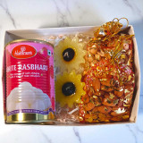 Dry Nuts & Candle With Rasgulla Gift Combo SK-883