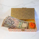 Floral Grace Envelope Box With Cash Sagun Rs.3000