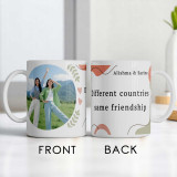 Different Countries Same Friendship Printed Personalized Ceramic Mug BPL-262 Different Countries Same Friendship Printed Personalized Ceramic Mug BPL-262