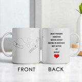 Best Friends Forever Theme Personalized Mug BPL-263 Best Friends Forever Theme Personalized Mug BPL-263
