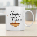 "Happy Tihar" Printed Ceramic Mug BPL-297