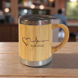 Memorable Date Timeline Design Engraved Coffee Mug BM-7
