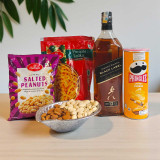 Black Label Whisky 1000ml & Crunch Combo Celebration Package BPL-403