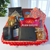 Festive Indulgence Combo Basket For Him BPL-431