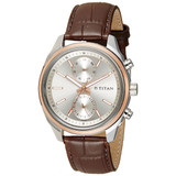 Titan Neo Chronograph Silver Dial Men's Watch-1733KL02