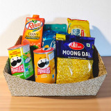 Snacks Gift Box with Real Juice 1 Liter JNK-4850