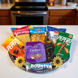 Festival Gift Tray with Snacks & Black Label 200ml JNK-4875