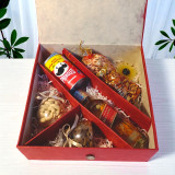 Festival Gift Box with Red Label 200ml & Dry Nuts