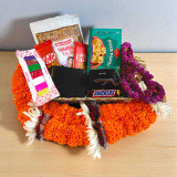 Traditional Bhaitika Gift Basket with Wallet & Belt JNK-4942