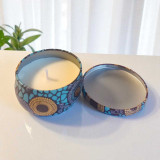 Mandala Mini Tin Scented Candle  Mandala Mini Tin Scented Candle