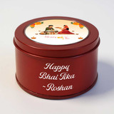 Bhaitika with Name Engraved on Scented Candle JNK-5003