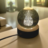 3D Crystal Ball Lamp – Lord Ganesh Ji with Wooden Base (Small) SP-10759 3D Crystal Ball Lamp – Lord Ganesh Ji with Wooden Base (Small) SP-10759