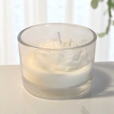 Rose Scented Candle Glass - Color May Vary SC-66