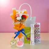 Crochet Flowers Bouquet and Signature Gift Package For Her BPL-521
