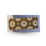 Golden Glittery Floral Hair Clip HC-179