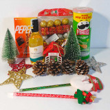 Christmas Deocr Items with Snacks & White Wine 187ml JNK-5100 Christmas Deocr Items with Snacks & White Wine 187ml JNK-5100