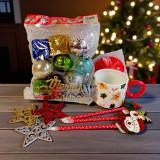 Christmas Decor items with Santa design Pen and Mug Gift JSR-585