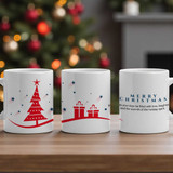 Merry Christmas Themed Mug with sweet message HSL-2