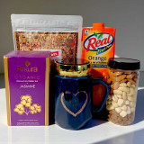 Refreshing & Nutritious Gift Combo with Thekua & Mug JNK-5165