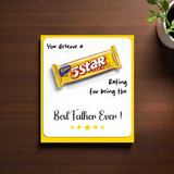 Cadbury 5 Star Gift with Card for Your Amazing Father HSL-11