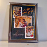 Happy New Year Personalized Family Photo Frame A4 Size BPL-642