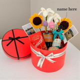 White Wine 187ml Gift Combo with Personalized Glass Sipper & Photo JNK-5207